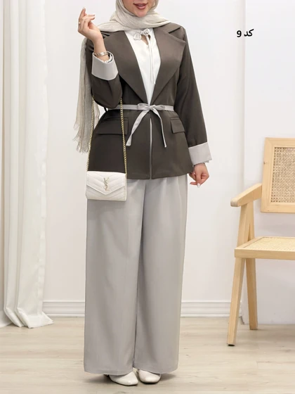 3453-کت و شلوار مزونی نیکو