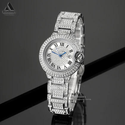 ساعت کارتیه بالن بلو Cartier Ballon Bleu Full Diamond-25