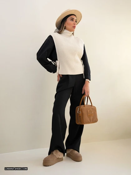 وست بافت یقه اسکی - کد 2602