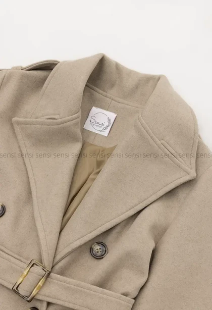 پالتو فوتر 4دکمه آستر دار کد1004875