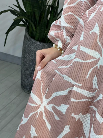 پیراهن مانتویی تندیس