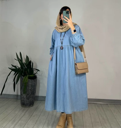 مانتو کفتان جین پاییز 1