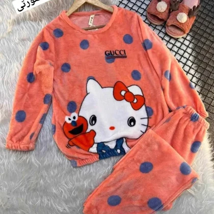 ست تدی زنانه بلوز و شلوار راحتی وارداتی