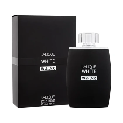 ادوپرفیوم مردانه لالیک مدل White in Black حجم 125 میلی لیتر