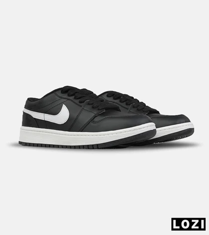 کتانی نایک ایر فورس مشکی سفید مردانه و زنانه مدل 9166 Nike Air Force
