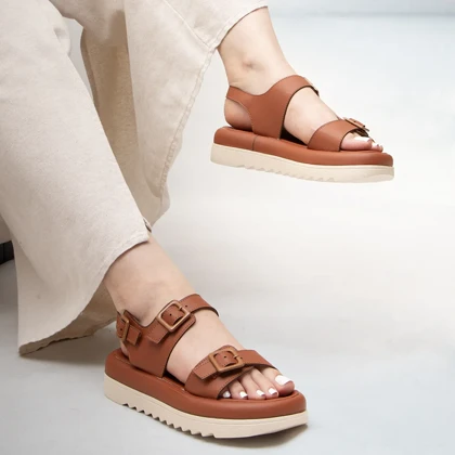 صندل زنانه مدل 815_عسلی کد 1935