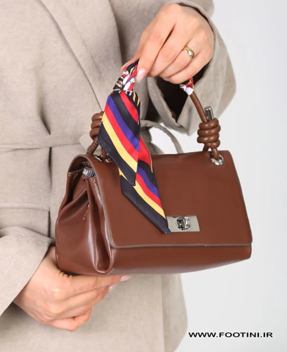 کیف زنانه مجلسی شالدار 124 AM