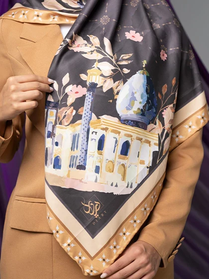 روسری نخ مسجد شاهچراغ شیراز