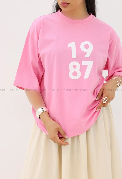 تیشرت باکسی1987کد1006303