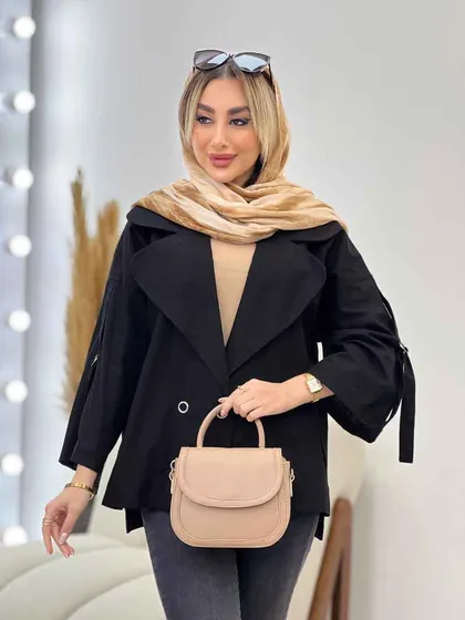 مانتو لینن آستین سگک