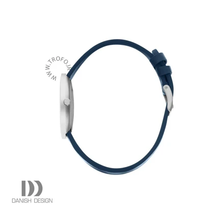 ساعت مچی عقربه ای مردانه دنیش دیزاین (Danish design) مدل Globe Silver/Blue 11-B1-01