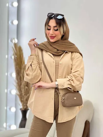 مانتو دو جیب ترنگ