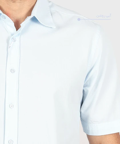 پیراهن مردانه آستین کوتاه و کتان کجراه 5441