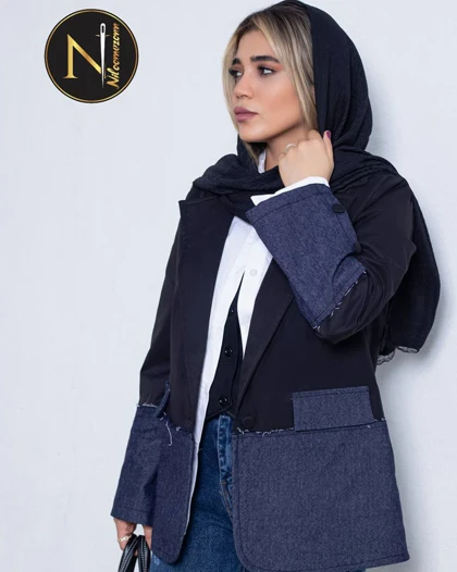 کت کژوال ترکیب کتان زارا و جین