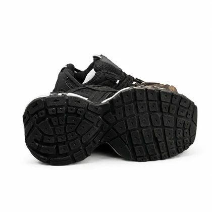کفش کتانی مردانه مدل بالنسیاگا اسپایدر کاستوم مشکی قهوه ای BALENCIAGA SPIDE