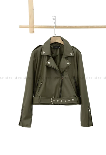 بایکر چرم آستر دار کد1004562