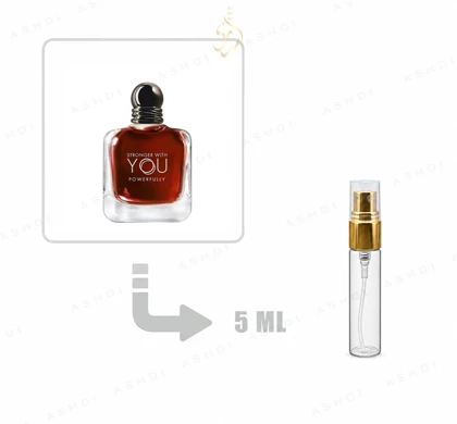 دکانت عطر جورجیو آرمانی استرانگر ویت یو پاورفولی 5 میل اورجینال Giorgio Armani Emporio Armani Stronger With You Powerfully 5ml Original Decant
