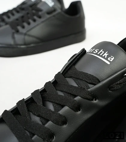کفش کتانی مردانه مشکی BERSHKA