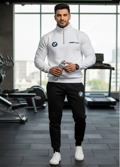ست دورس و شلوارbmw مردانه طرح Mpower ویژه