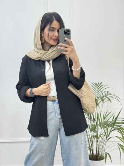 مانتو شومیزی صدف