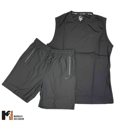 ست آستین حلقه‌ای شلوارک مردانه نایک کد 8152