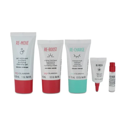 مجموعه مراقبت از پوست کلارنس مدل Healthy Skin Must-haves مجموعه 5 عددی