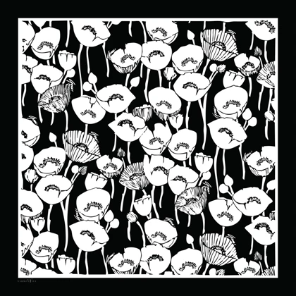 روسری ابریشم توییل گلباران