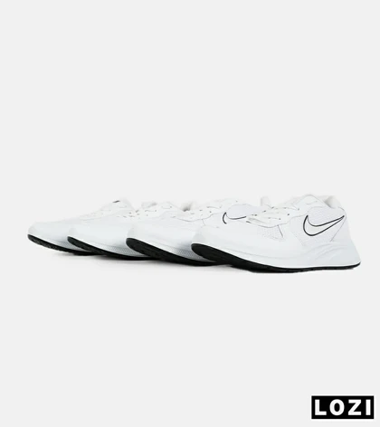 کفش کتانی مردانه و زنانه سفید NIKE air zoom مدل 7384