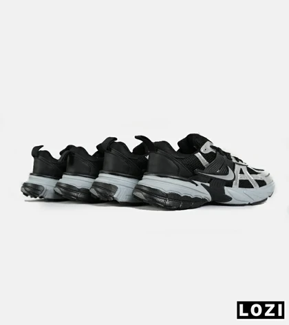 کفش کتانی مردانه و زنانه مشکی طوسی Nike cushlon