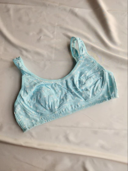 نیم‌تنه دخترانه نخی ابرنازک بدون فنر (نوجوان) کد: 1272