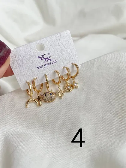 گوشواره پک 6 عددی