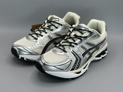 اسیکس کایانو 14 کرم نقره ای سبز/Asics Kayano 14
