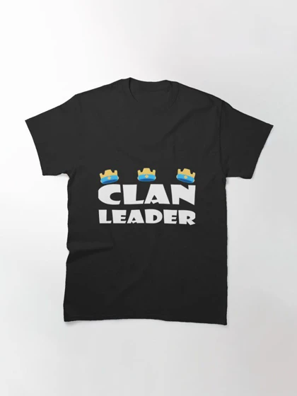 تیشرت با طرح Clash Of Clans Clan Leader کلش اف کلنز