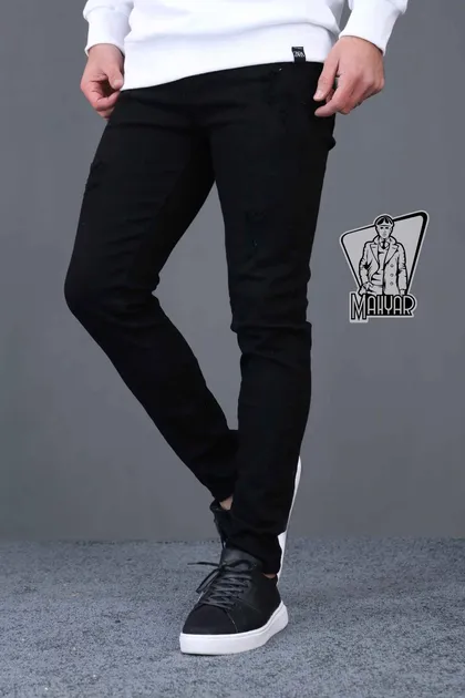 شلوار جین مشکی زاپ‌دار TOMMY
