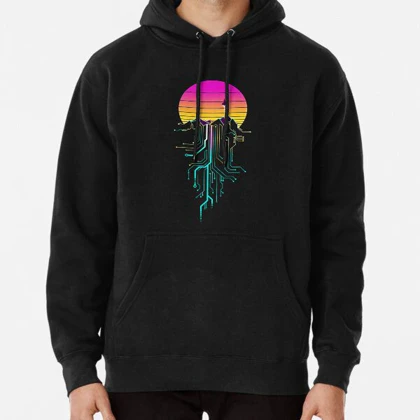 هودی طرح Synth Mountain Sunrise کد 18352