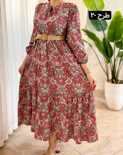 پیراهن فلور آذین کد 1501