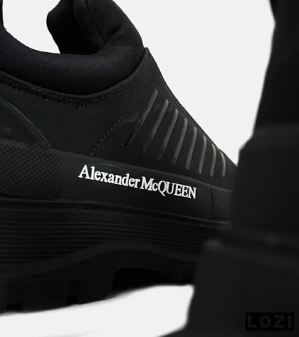 کفش کتانی نیم ساق مشکی Alexander McQueen مدل 5812