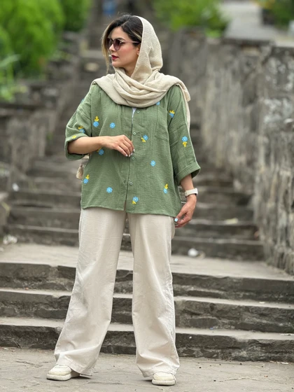 شومیز مانتویی تی تی