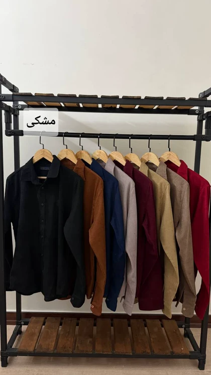 پیراهن مخمل کبریتی 2594