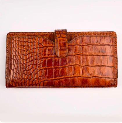 کیف کتی زبانه دار چرم طبیعی