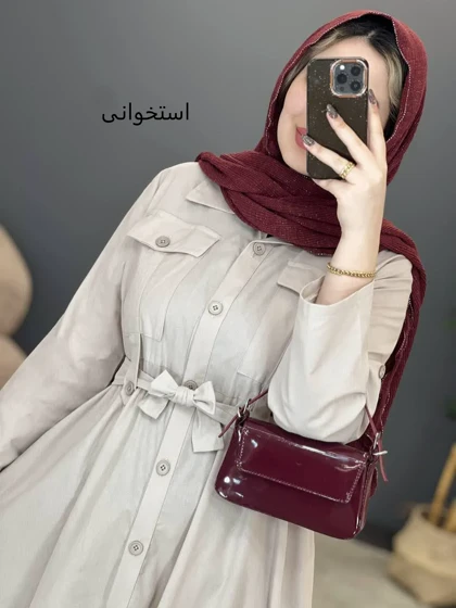 1175- مانتو مزونی شانی