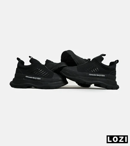 کفش کتانی نیم ساق مشکی Alexander McQueen مدل 5812