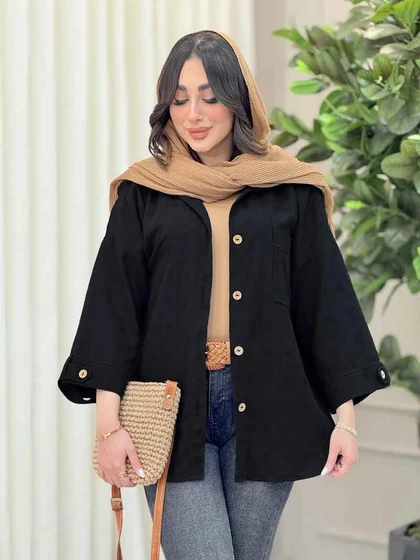 شومیز تک جیب پیله آستین پاگن
