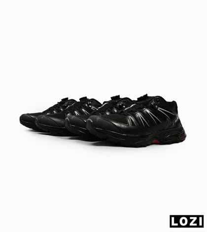 کفش کتانی مردانه مشکی قرمز SALOMON I-Runner disk