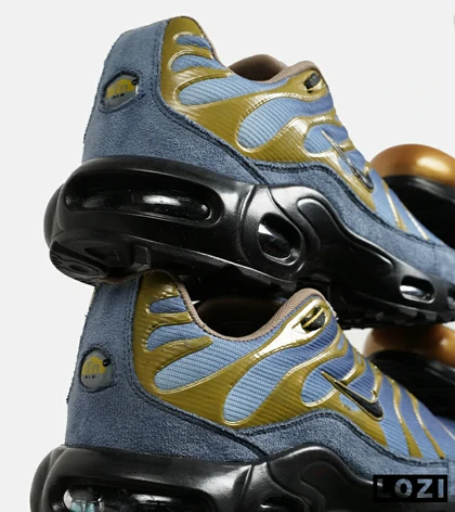 کفش کتانی مردانه و زنانه آبی طلایی NIKE AirMax Plus TN Ultra مدل 6880