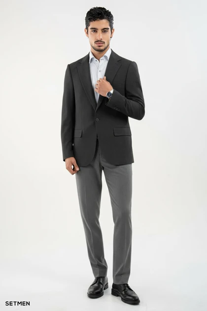 کت تک مردانه یقه انگلیسی