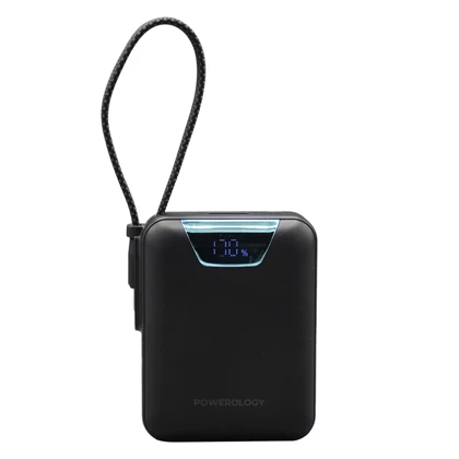 پاوربانک پاورلوجی مدل York-PPMB101 ظرفیت 10000 میلی آمپر بر ساعت