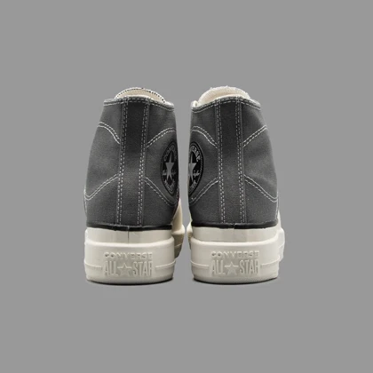 کانورس کانستراکت طوسی ساق‌دار Converse Construct Gray Hightop