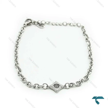 دستبند لویی ویتون زنانه ظریف نقره ای Bracelet-8344-L