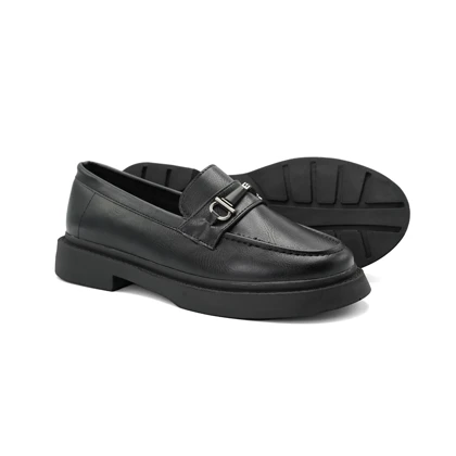 کفش کالج زنانه مدل Flat shoes - 0251_ Black